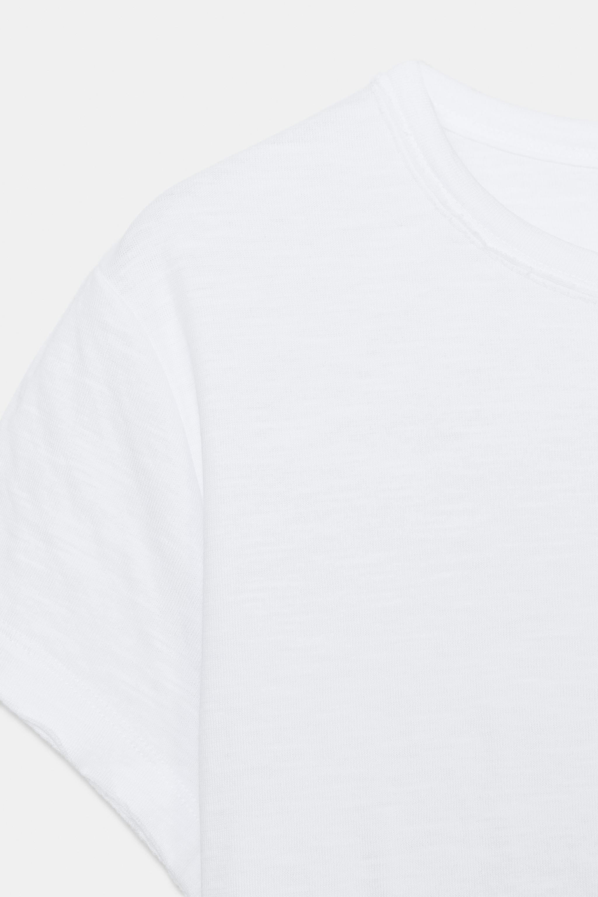 T-SHIRT COTON MANCHES COURTES